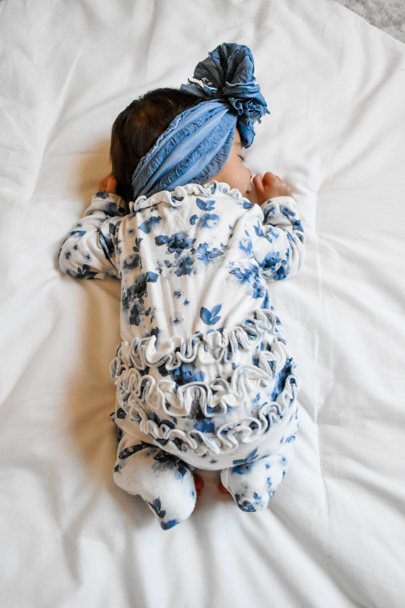 Rockin Royalty Ruffle Zip Footie