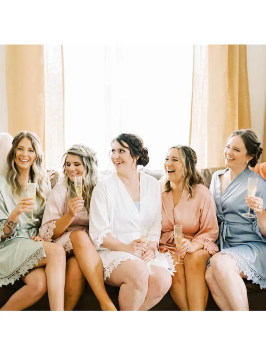 Silk Bridal Party and Bride Robes