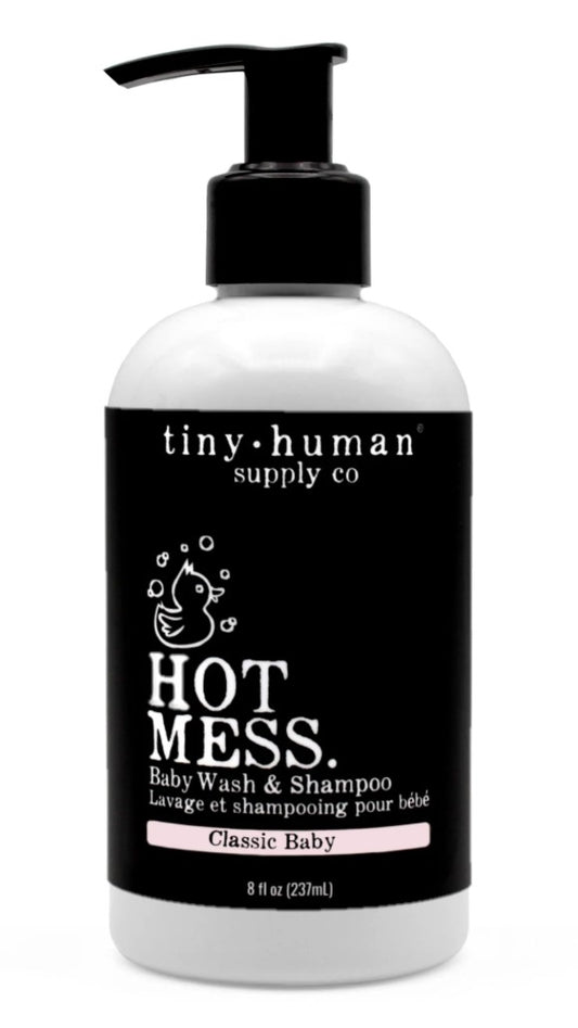 tiny human: Hot Mess Shampoo and Baby Wash