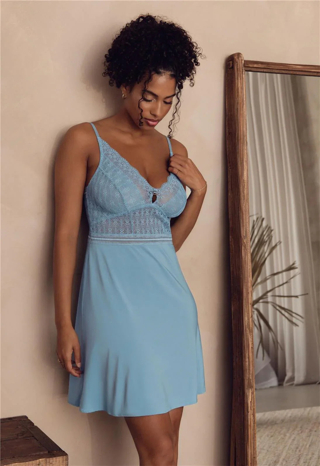 modern chemise dress Montelle Salt Spring Modern Chemise Sea Salt / XL