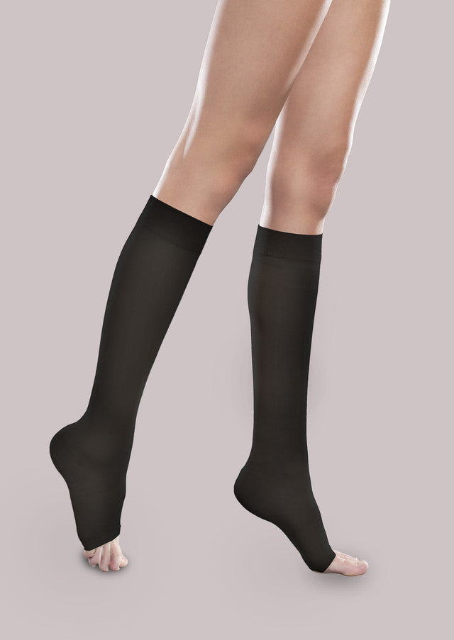 Sheer Ease Open Toe Women's Mild Support Knee High