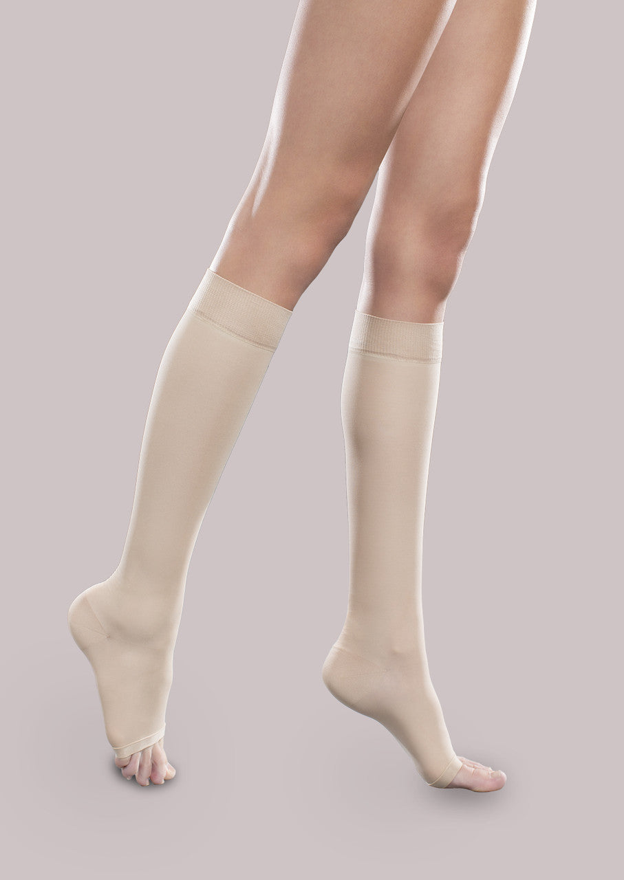 Sheer Ease Open Toe Women's Mild Support Knee High