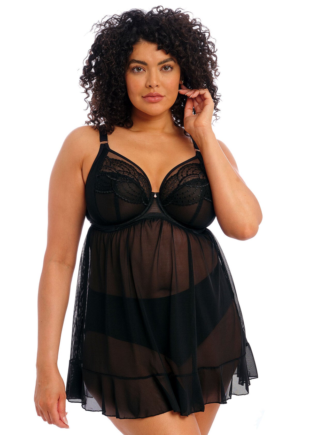 Priya Babydoll Black