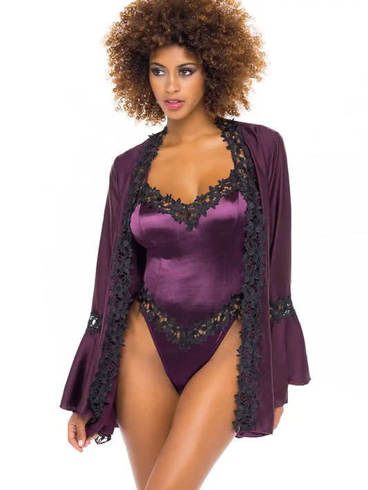 Oh La La Cheri Thea Robe Plum