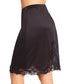 Ilusion Lace Trim Slit Back Halfslip