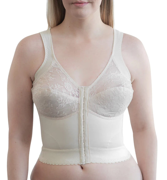 Rago Front Closure Back Support Longline Bra